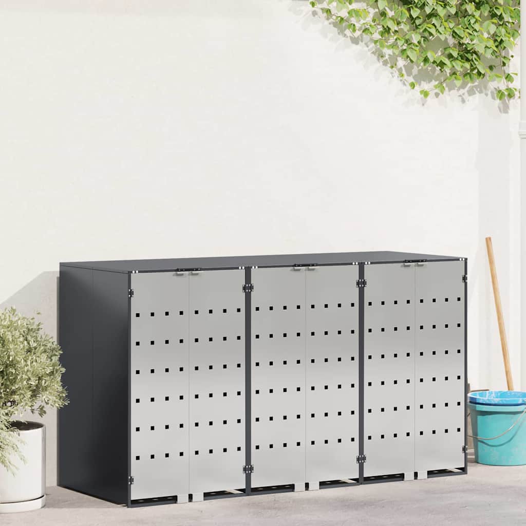 Wagenmüllbehälter Für 2 Behälter 136 X 77,5 X 115,5 Cm Stahl