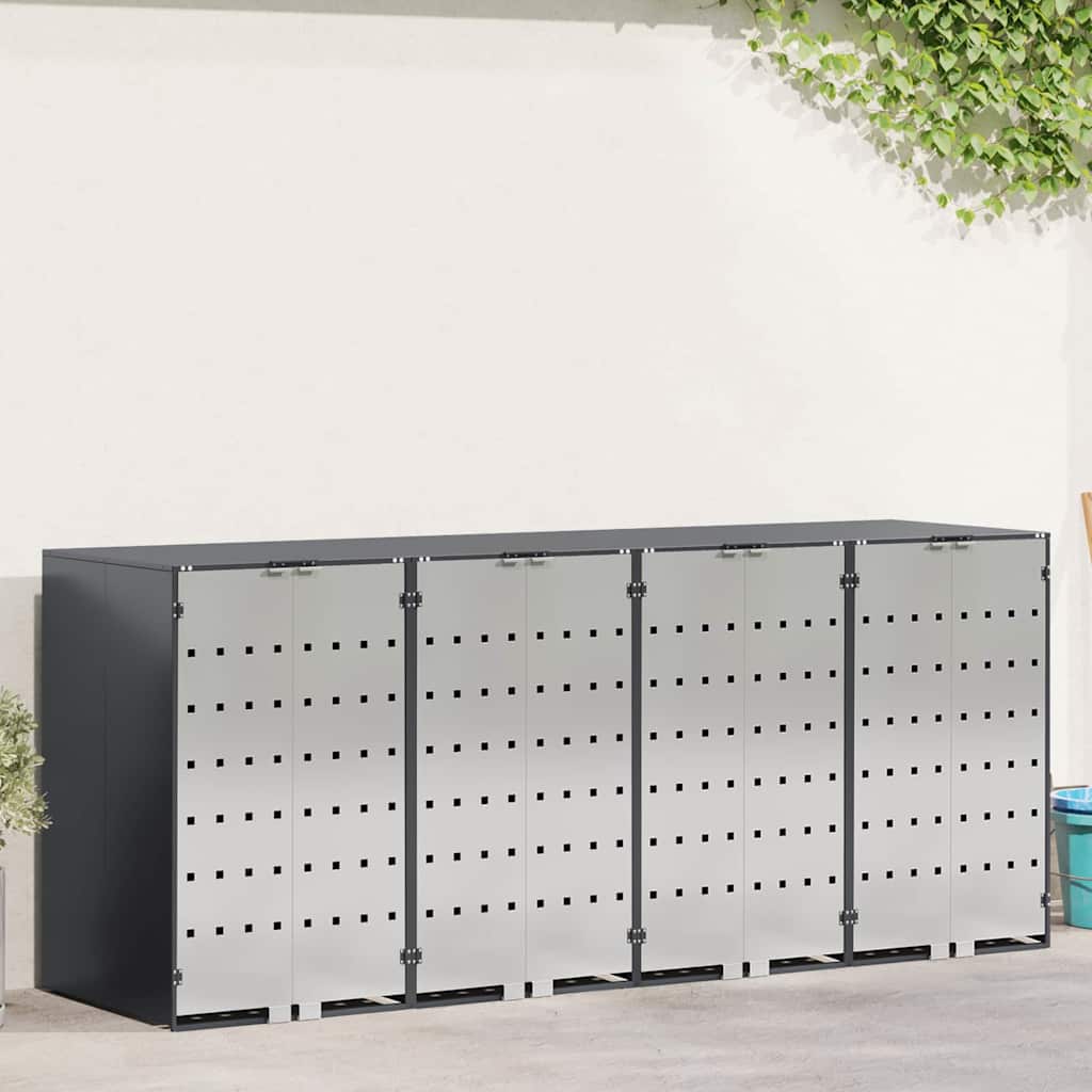 Wagenmüllbehälter Für 2 Behälter 136 X 77,5 X 115,5 Cm Stahl