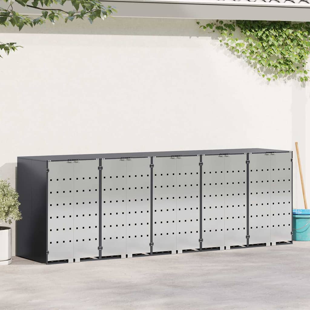Wagenmüllbehälter Für 2 Behälter 136 X 77,5 X 115,5 Cm Stahl