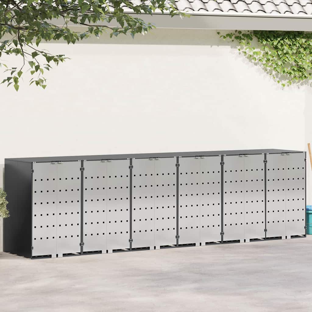 Wagenmüllbehälter Für 2 Behälter 136 X 77,5 X 115,5 Cm Stahl