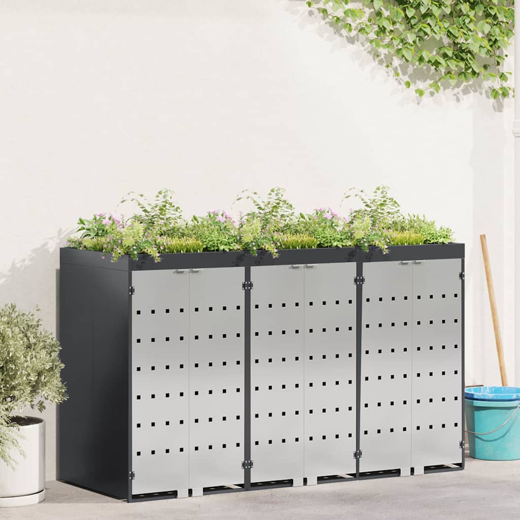 Wagenmüllbehälter Für 2 Behälter 136 X 77,5 X 115,5 Cm Stahl