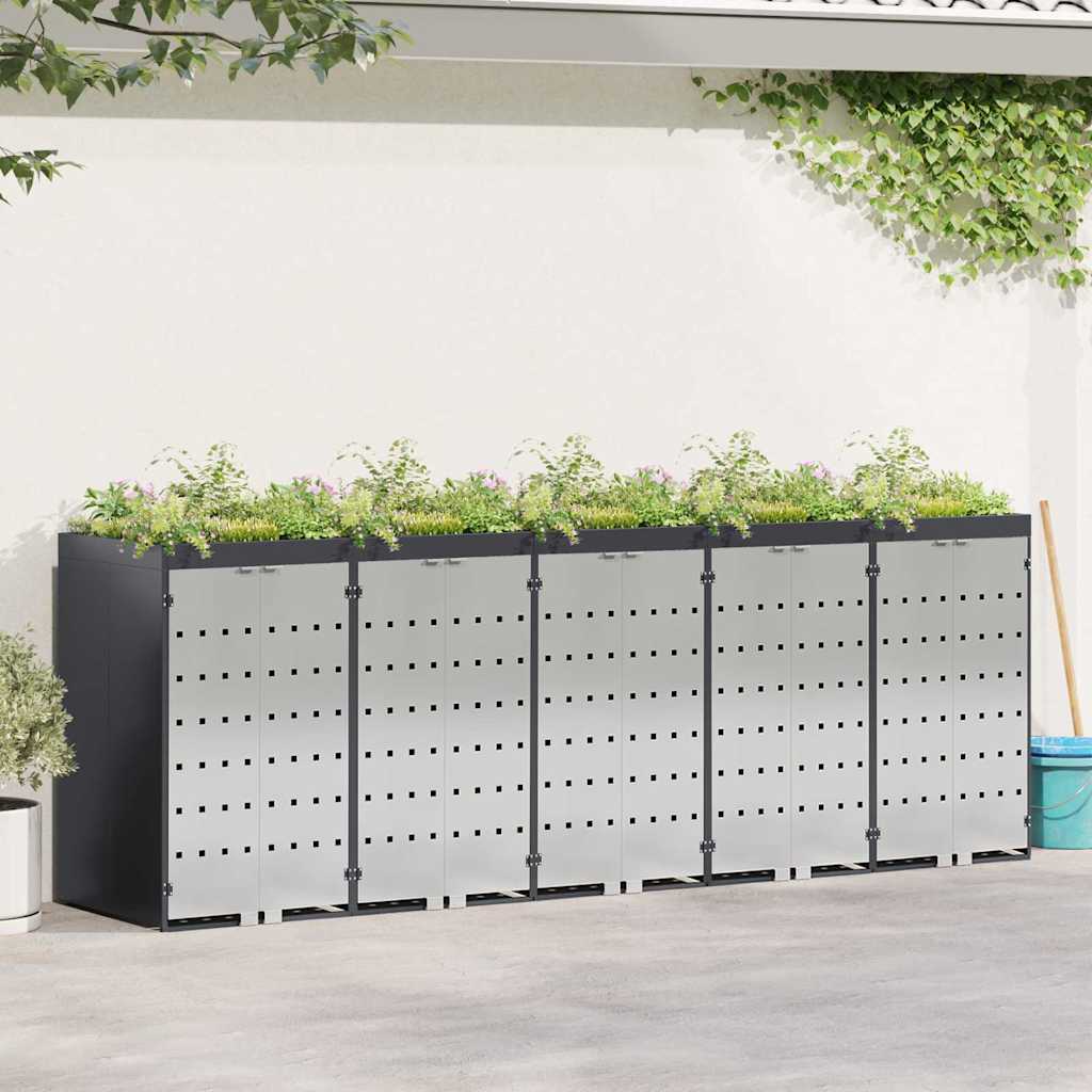 Wagenmüllbehälter Für 2 Behälter 136 X 77,5 X 115,5 Cm Stahl