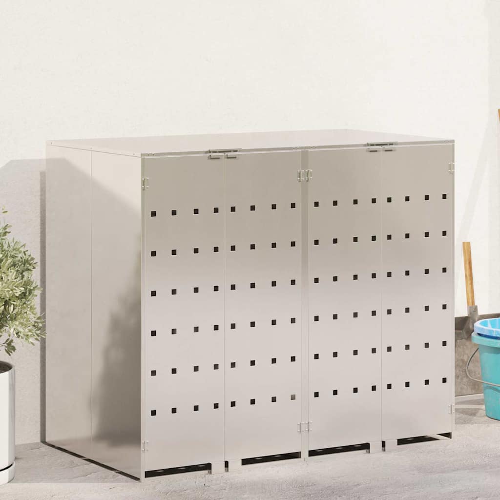 Wagenmüllbehälter Für 2 Behälter 136 X 77,5 X 115,5 Cm Stahl