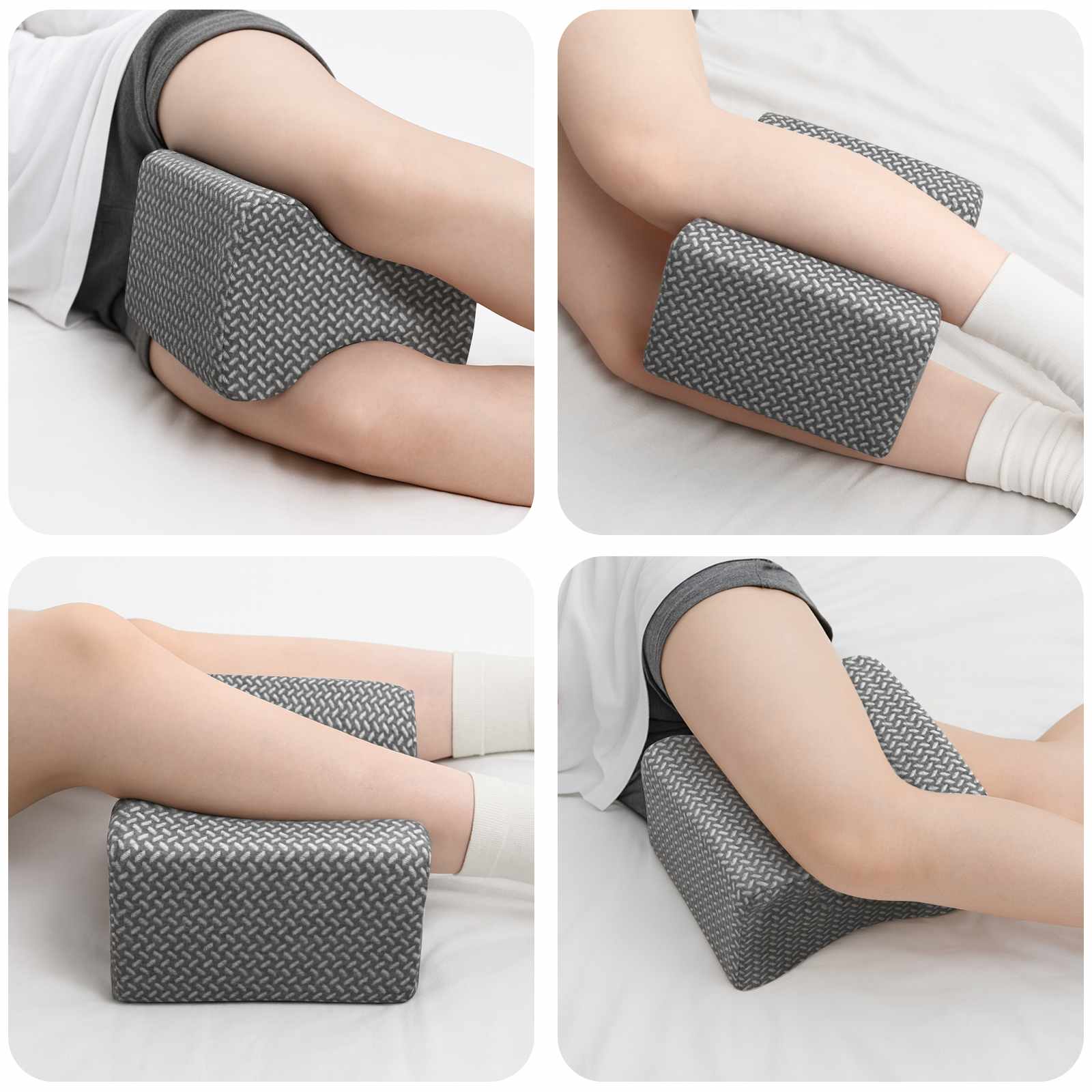 Knee Pillow Memory-Schaum Und Polyester 26 X 21,5 X 15 Cm