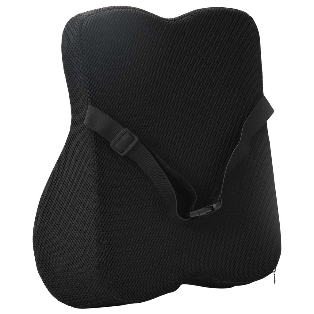 Kopfkissen Verstellbar Schwarz 40 X 40 X 11 Cm Viscoschaum