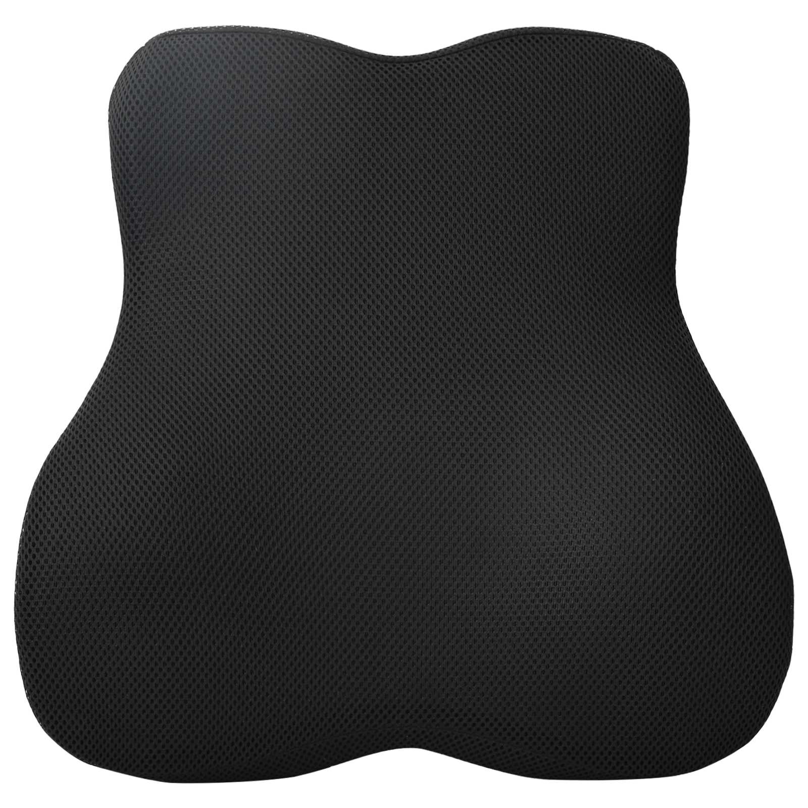 Kopfkissen Verstellbar Schwarz 40 X 40 X 11 Cm Viscoschaum