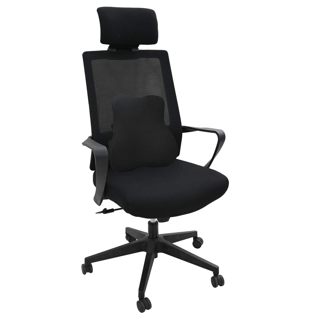 Kopfkissen Verstellbar Schwarz 40 X 40 X 11 Cm Viscoschaum
