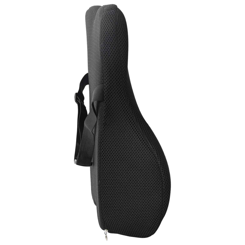Kopfkissen Verstellbar Schwarz 40 X 40 X 11 Cm Viscoschaum