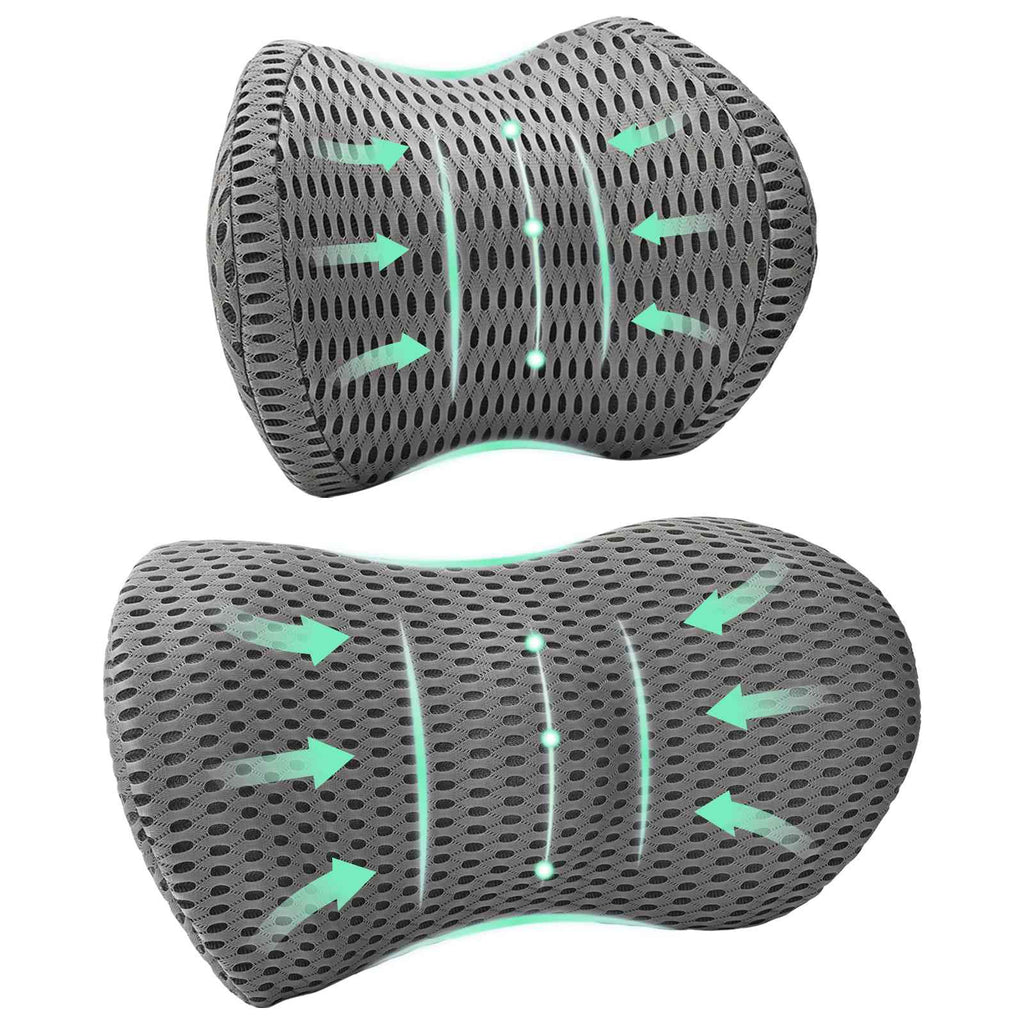 Kissenset Einfarbig Verstellbar 2 Pcs Viscoschaum