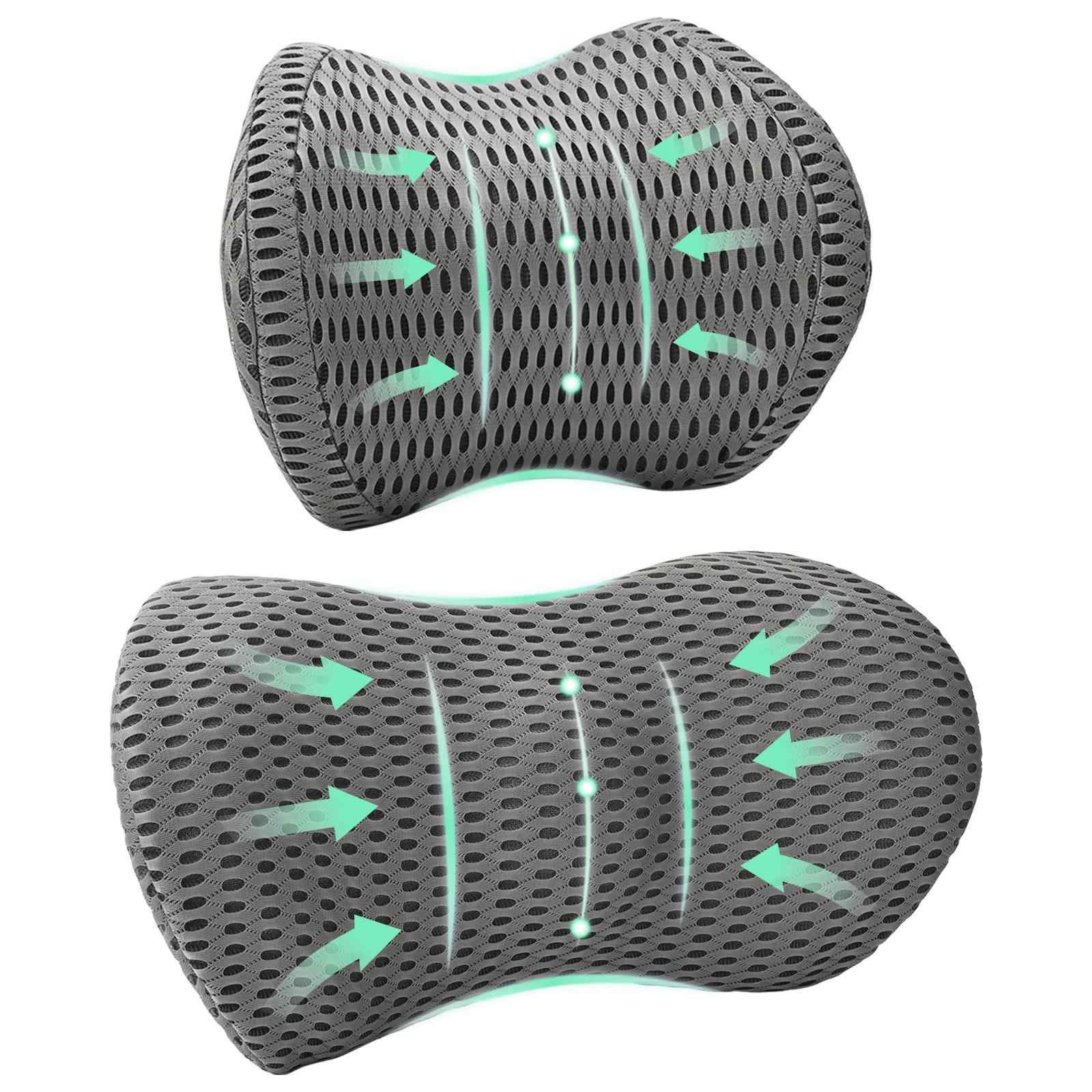 Kissenset Einfarbig Verstellbar 2 Pcs Viscoschaum