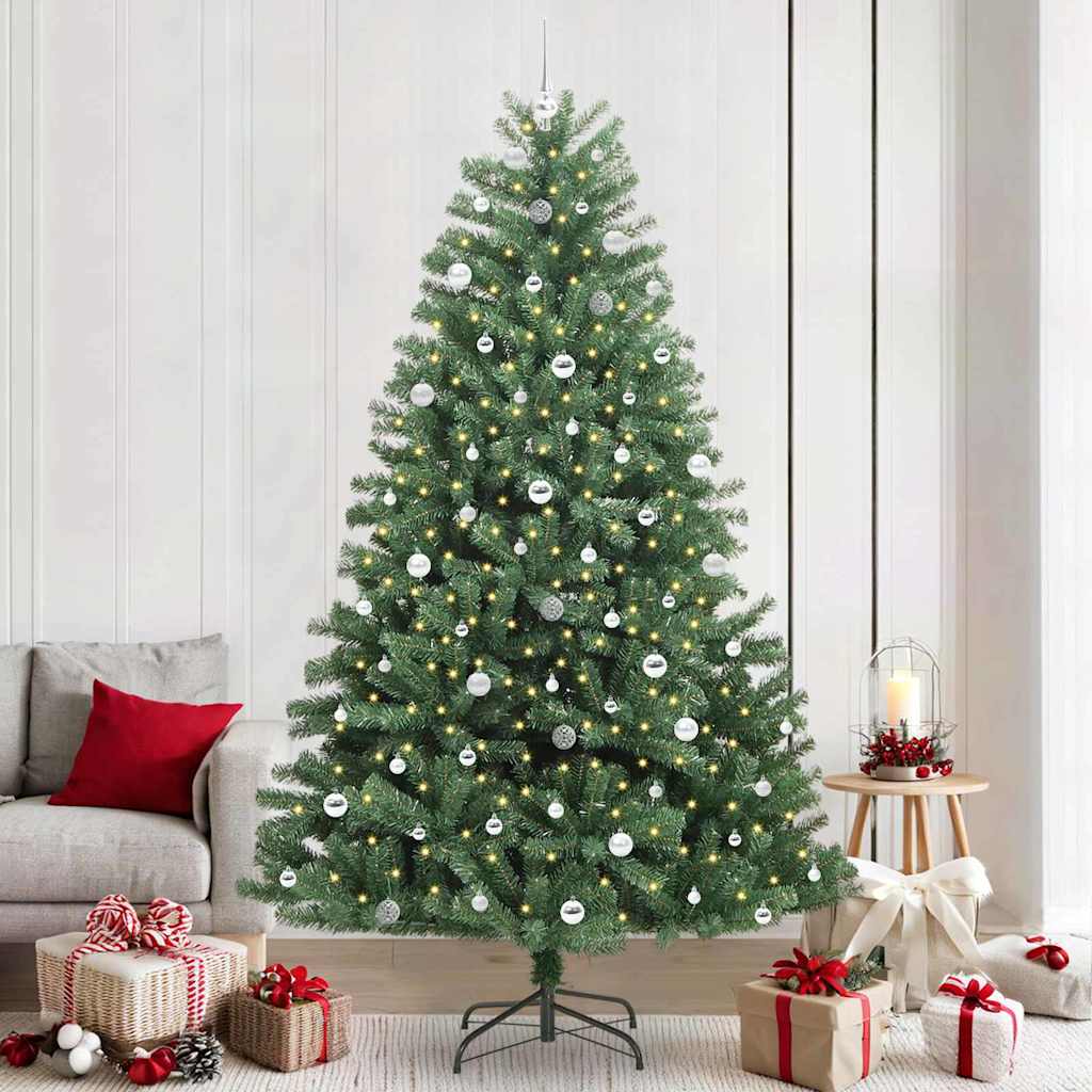 Künstlicher Klappbarer Weihnachtsbaum Mit 150 Leds