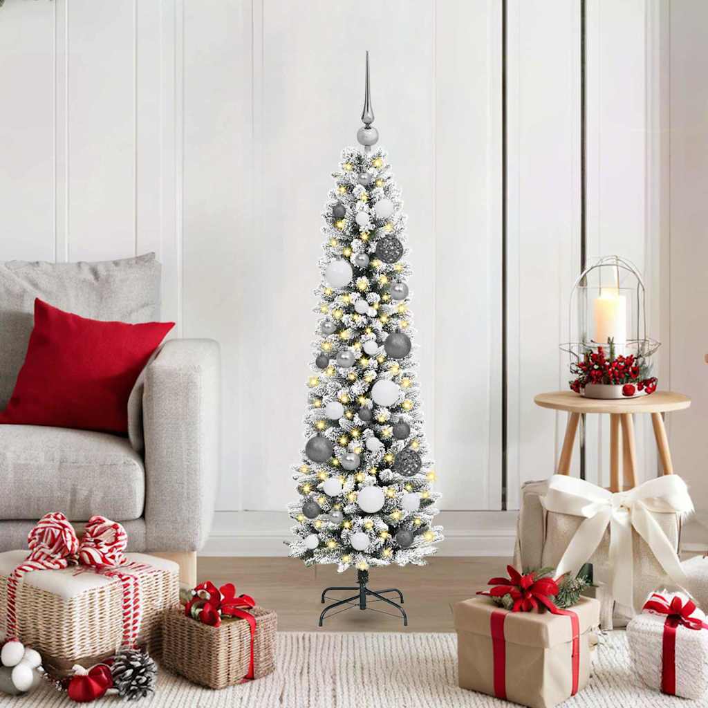 Künstlicher Weihnachtsbaum Mit Schnee 150 Leds