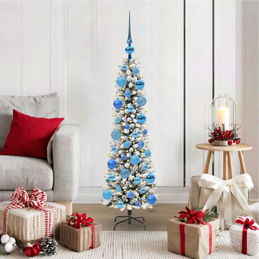 Künstlicher Weihnachtsbaum Mit Schnee 150 Leds