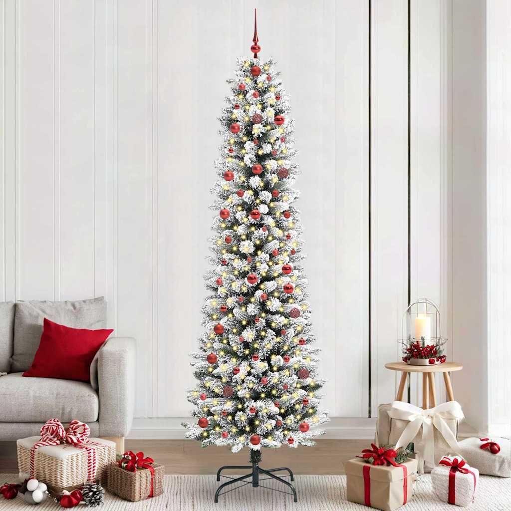 Künstlicher Weihnachtsbaum Mit Schnee 150 Leds