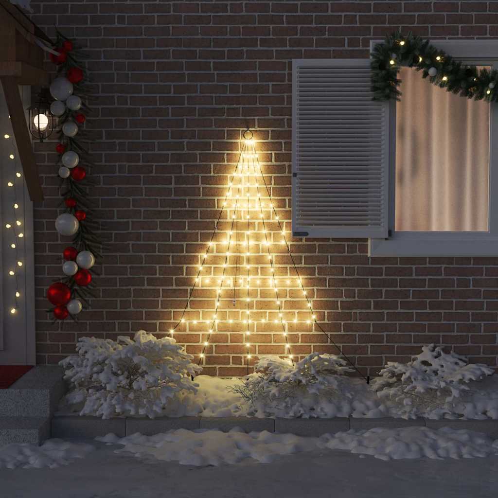 Led Weihnachtsbaum Mit Erdspießen Warmes Weiß Metall