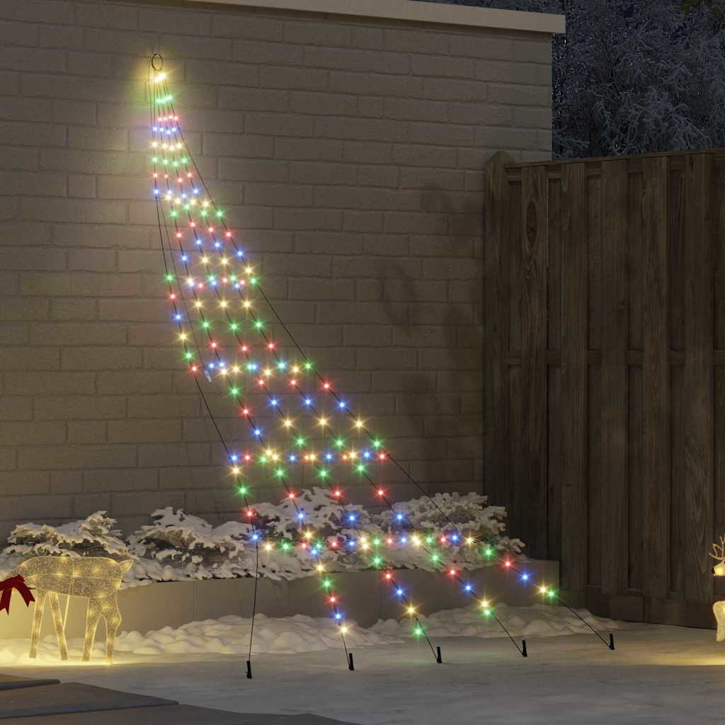 Led Weihnachtsbaum Mit Erdspießen Warmes Weiß Metall