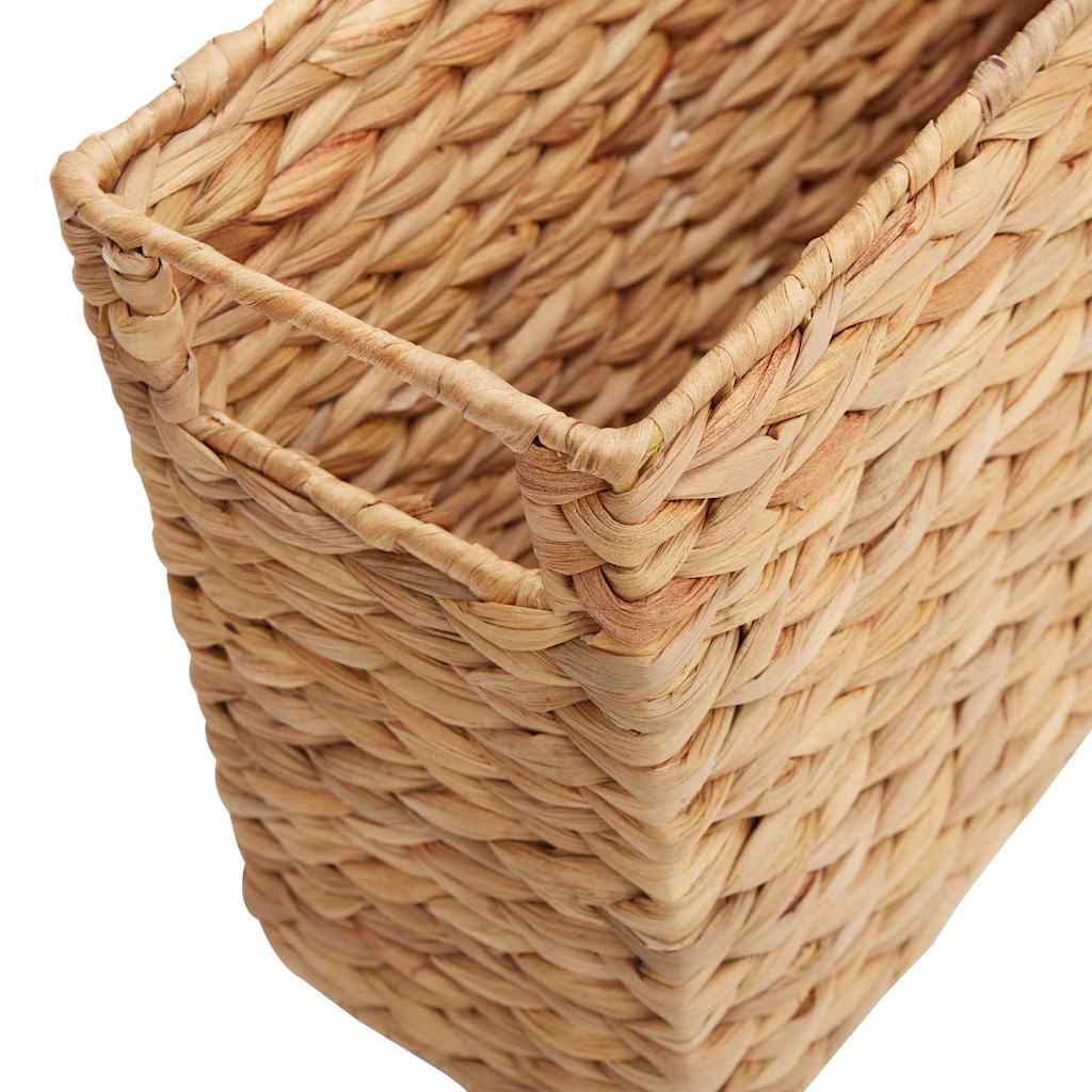 Zeitschriftenkörbe 2 Pcs Natur 39 X 14 X 25 Cm Wasserhyazinthe