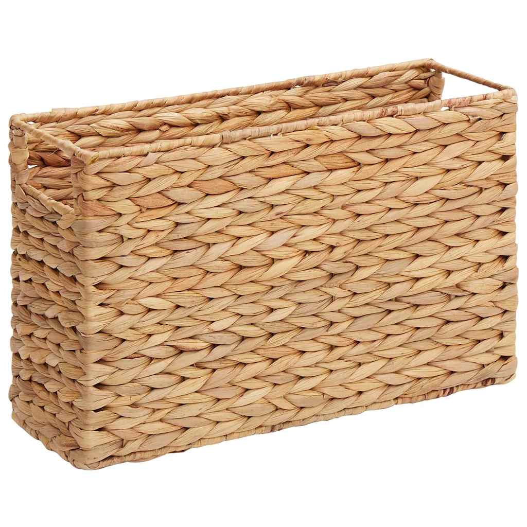 Zeitschriftenkörbe 2 Pcs Natur 39 X 14 X 25 Cm Wasserhyazinthe