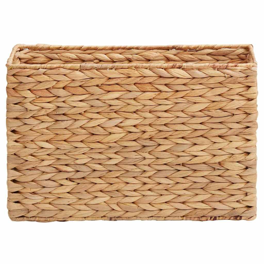 Zeitschriftenkörbe 2 Pcs Natur 39 X 14 X 25 Cm Wasserhyazinthe