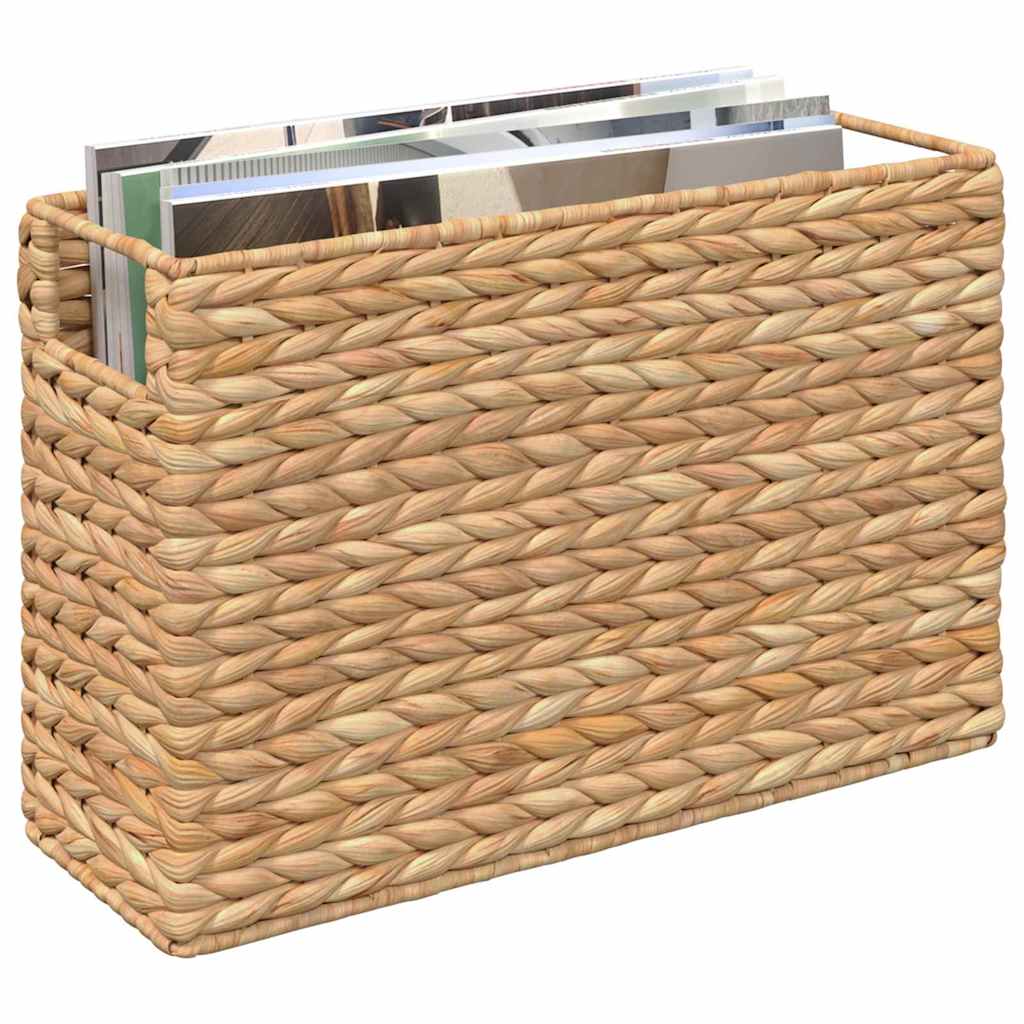 Zeitschriftenkörbe 2 Pcs Natur 39 X 14 X 25 Cm Wasserhyazinthe