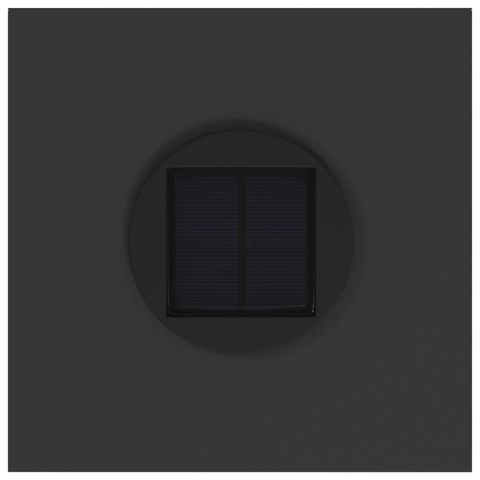 Solar Led Wegeleuchte 2 Pcs Kalt Gewalzter Stahl