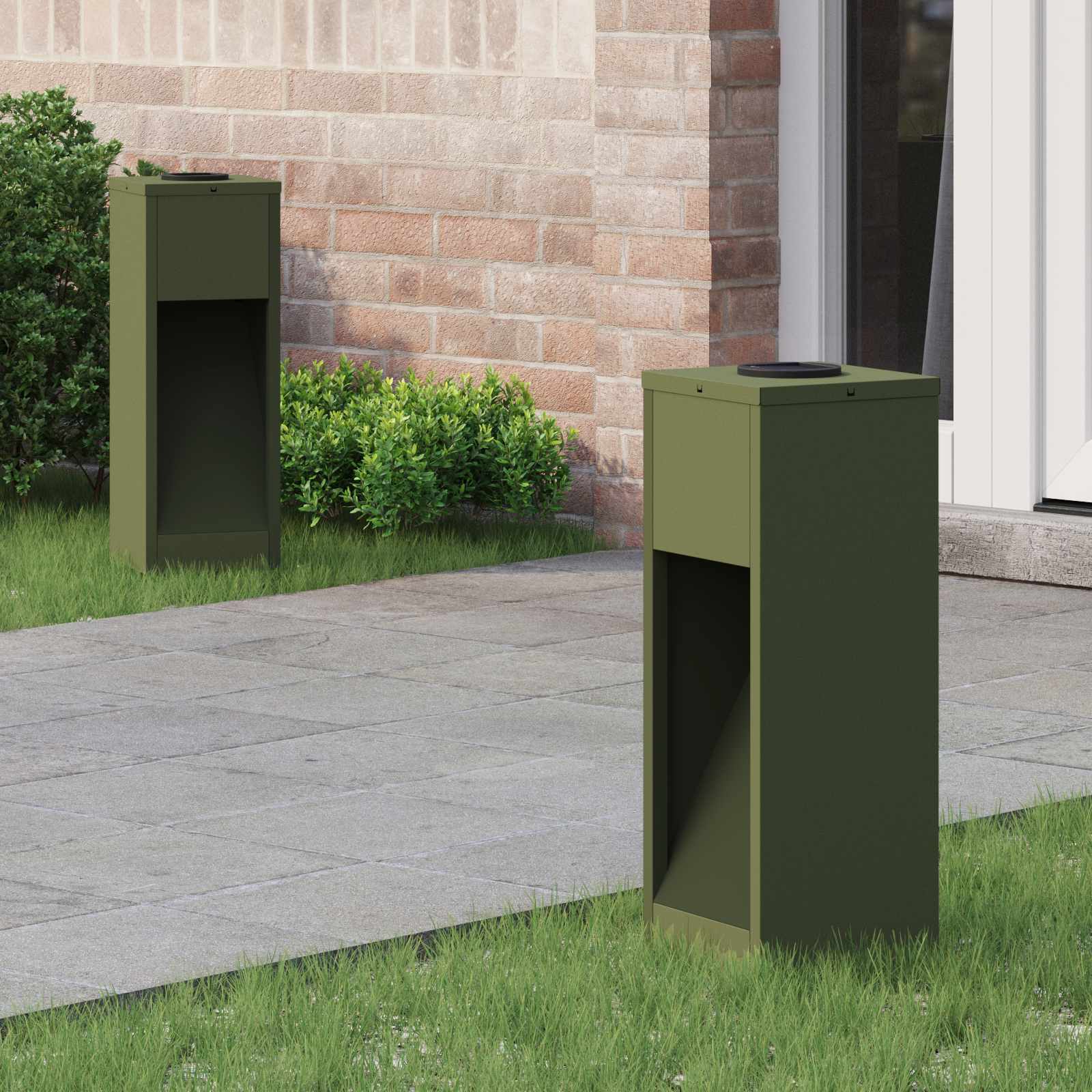 Solar Led Wegeleuchte 2 Pcs Kalt Gewalzter Stahl