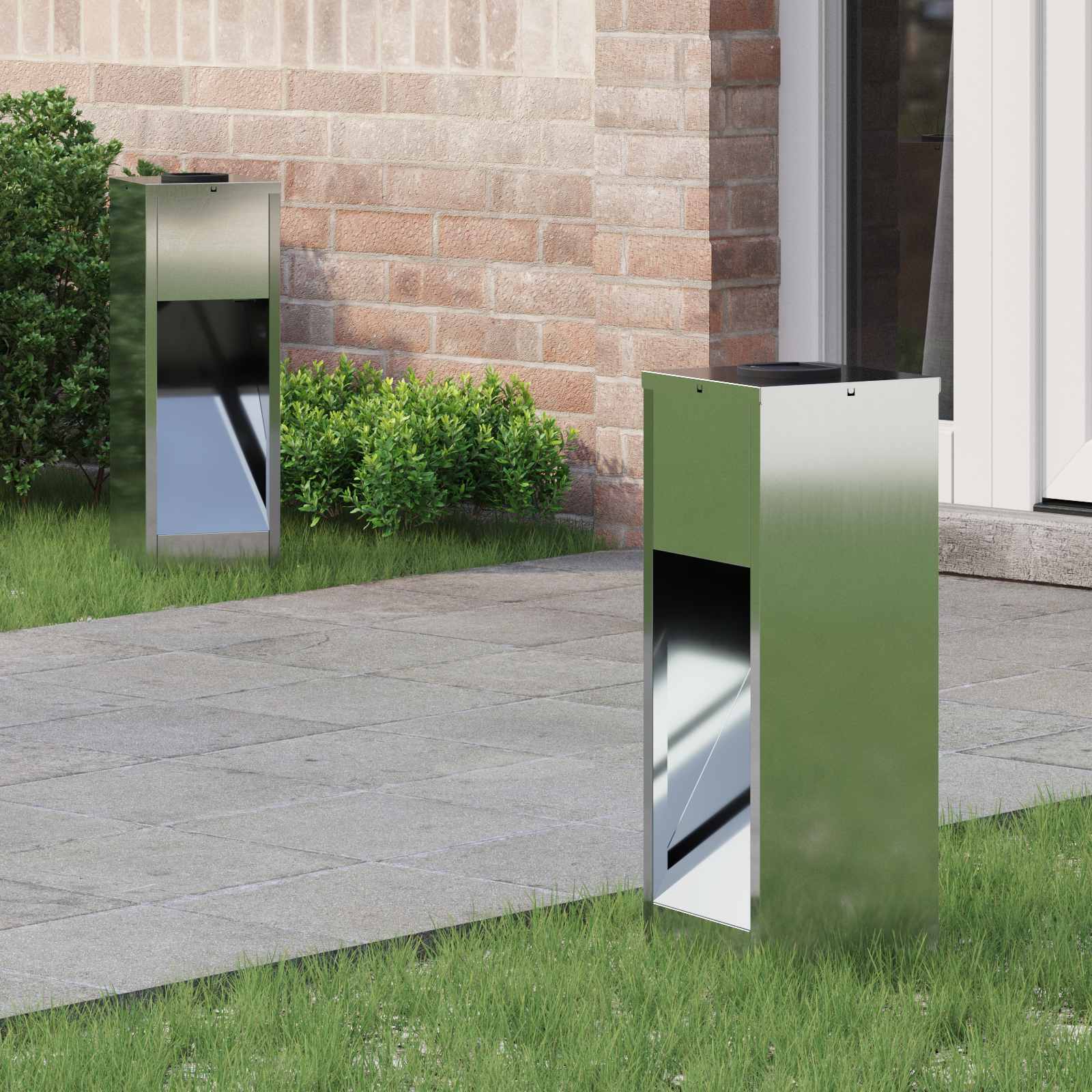 Solar Led Wegeleuchte 2 Pcs Kalt Gewalzter Stahl