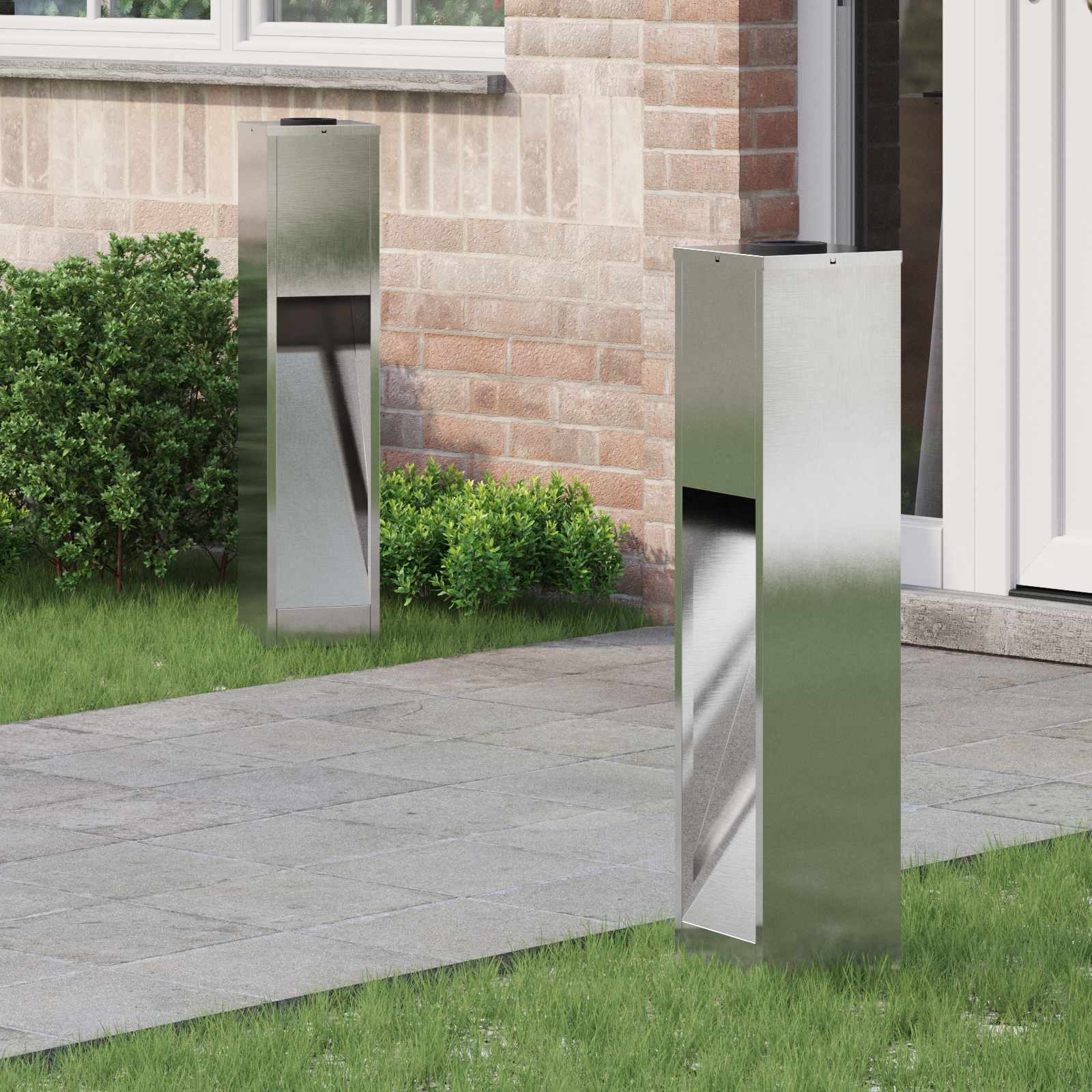 Solar Led Wegeleuchte 2 Pcs Kalt Gewalzter Stahl
