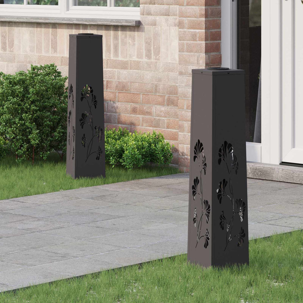 Solar Led Weg Licht 2 Pcs Kalt Gewalzter Stahl