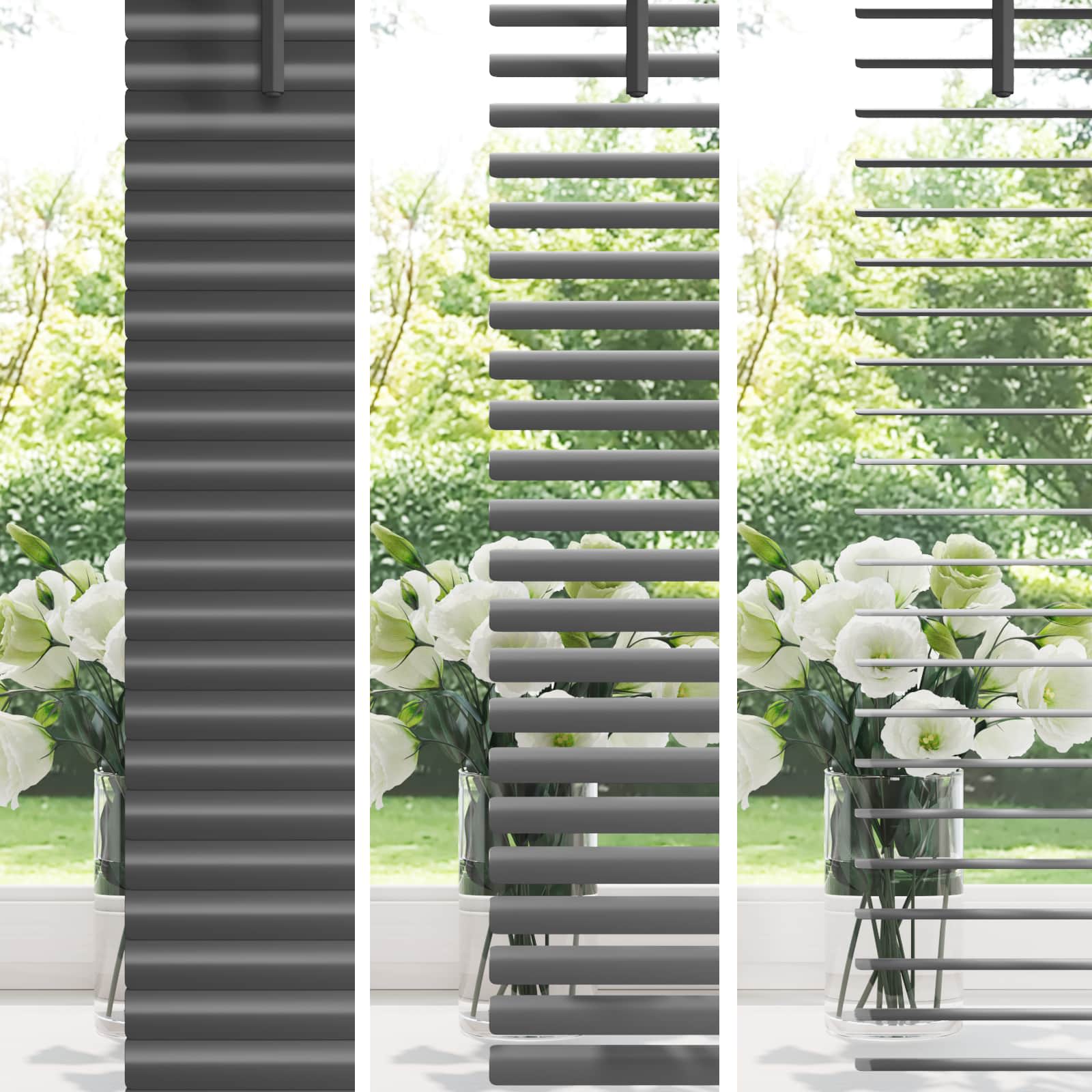Venetianer Jalousie Verstellbar Silber Grau 150 X 40 Cm Pvc Silbergrau