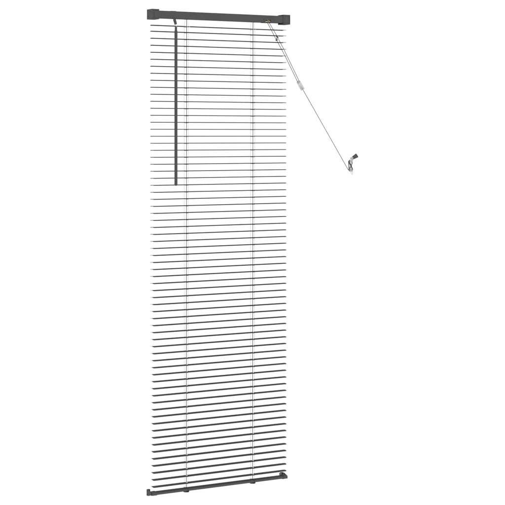 Venetianer Jalousie Verstellbar Silber Grau 150 X 40 Cm Pvc Silbergrau