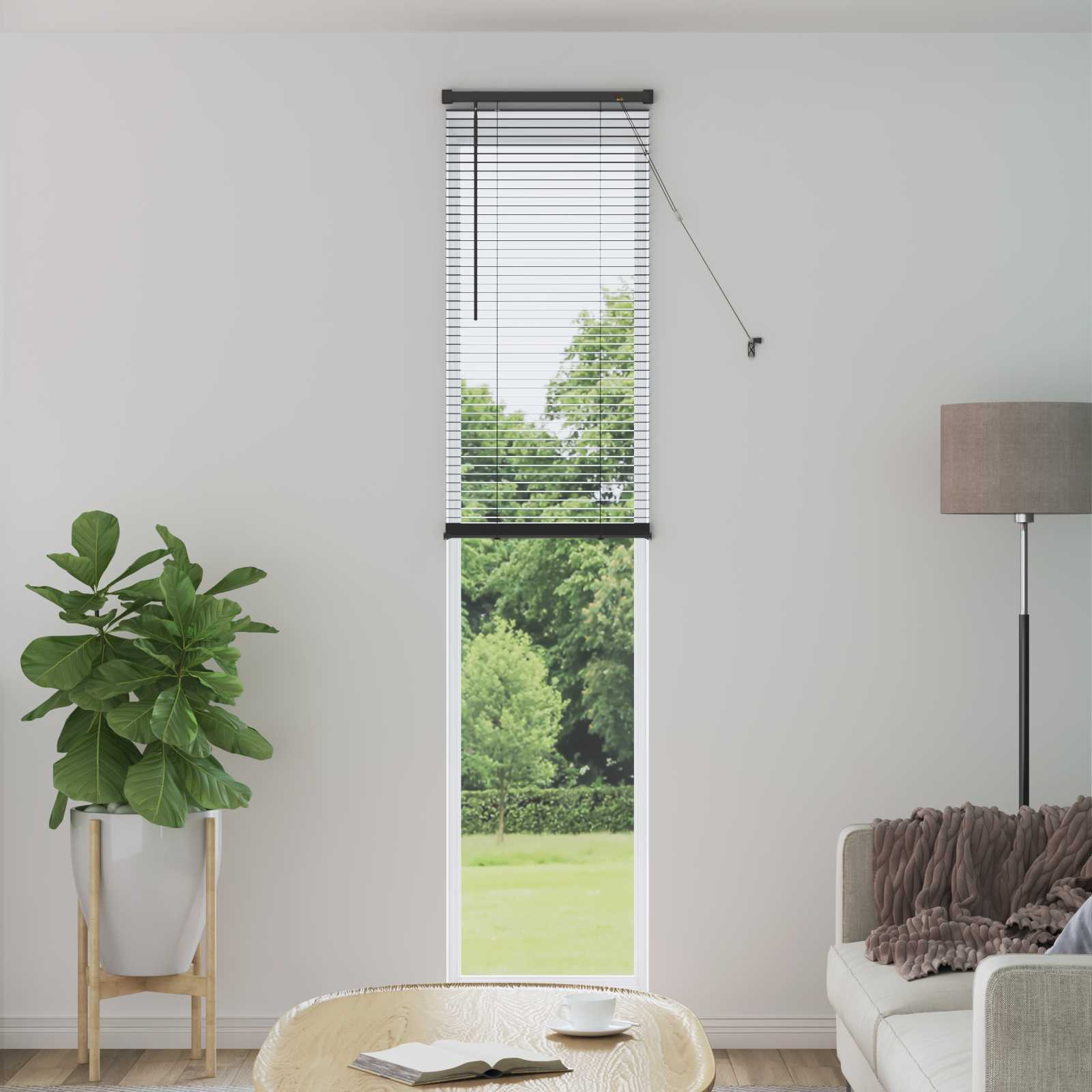 Venetianer Jalousie Verstellbar Silber Grau 150 X 40 Cm Pvc Silbergrau