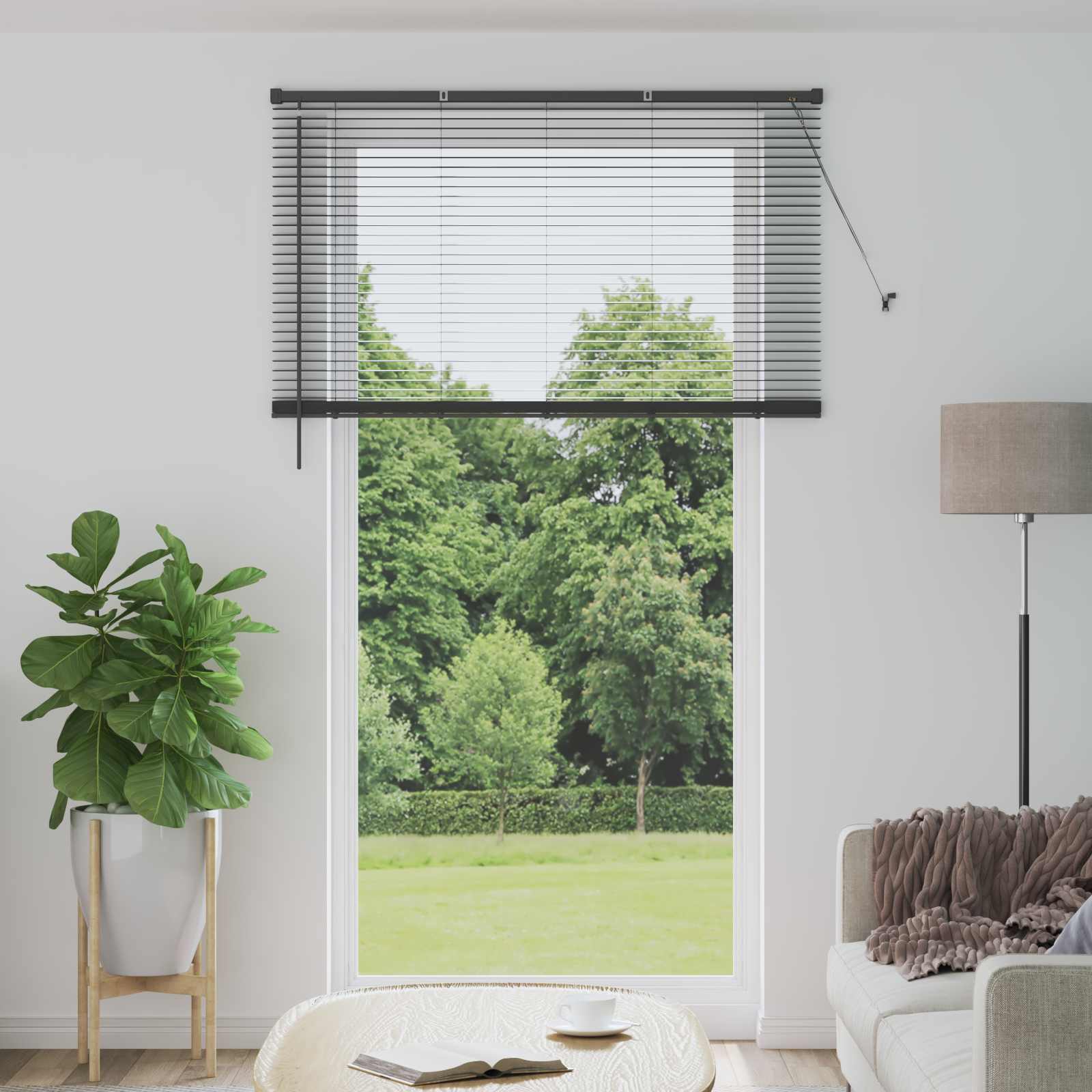 Venetianer Jalousie Verstellbar Silber Grau 150 X 40 Cm Pvc Silbergrau