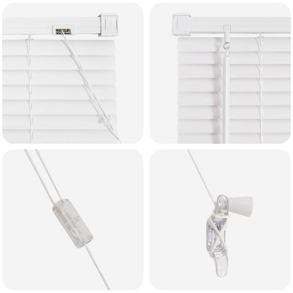 Venetianer Jalousie Verstellbar 150 X 40 Cm Pvc Weiß