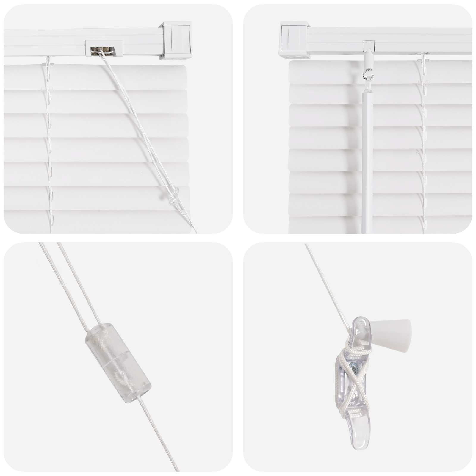 Venetianer Jalousie Verstellbar 150 X 40 Cm Pvc Weiß