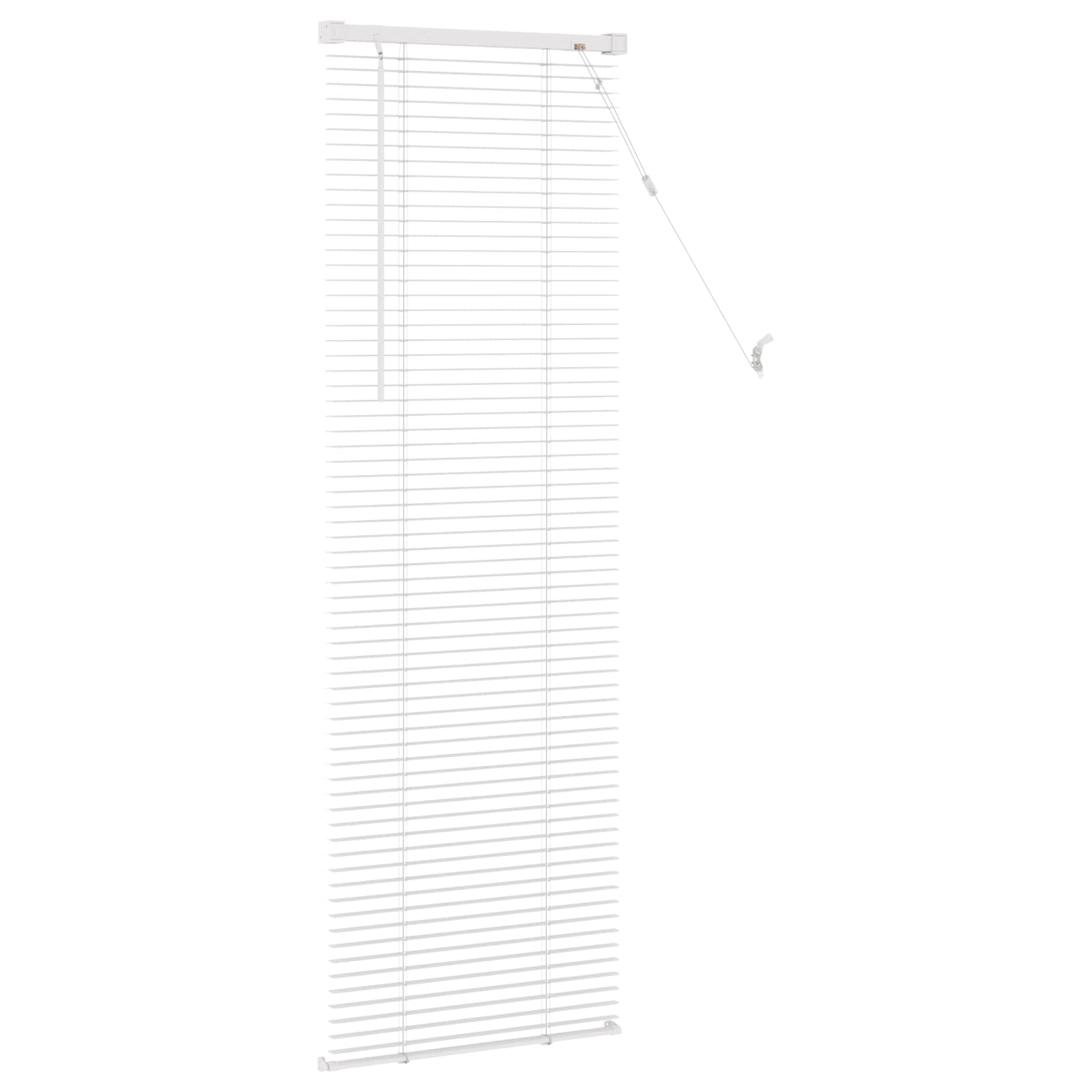Venetianer Jalousie Verstellbar 150 X 40 Cm Pvc Weiß