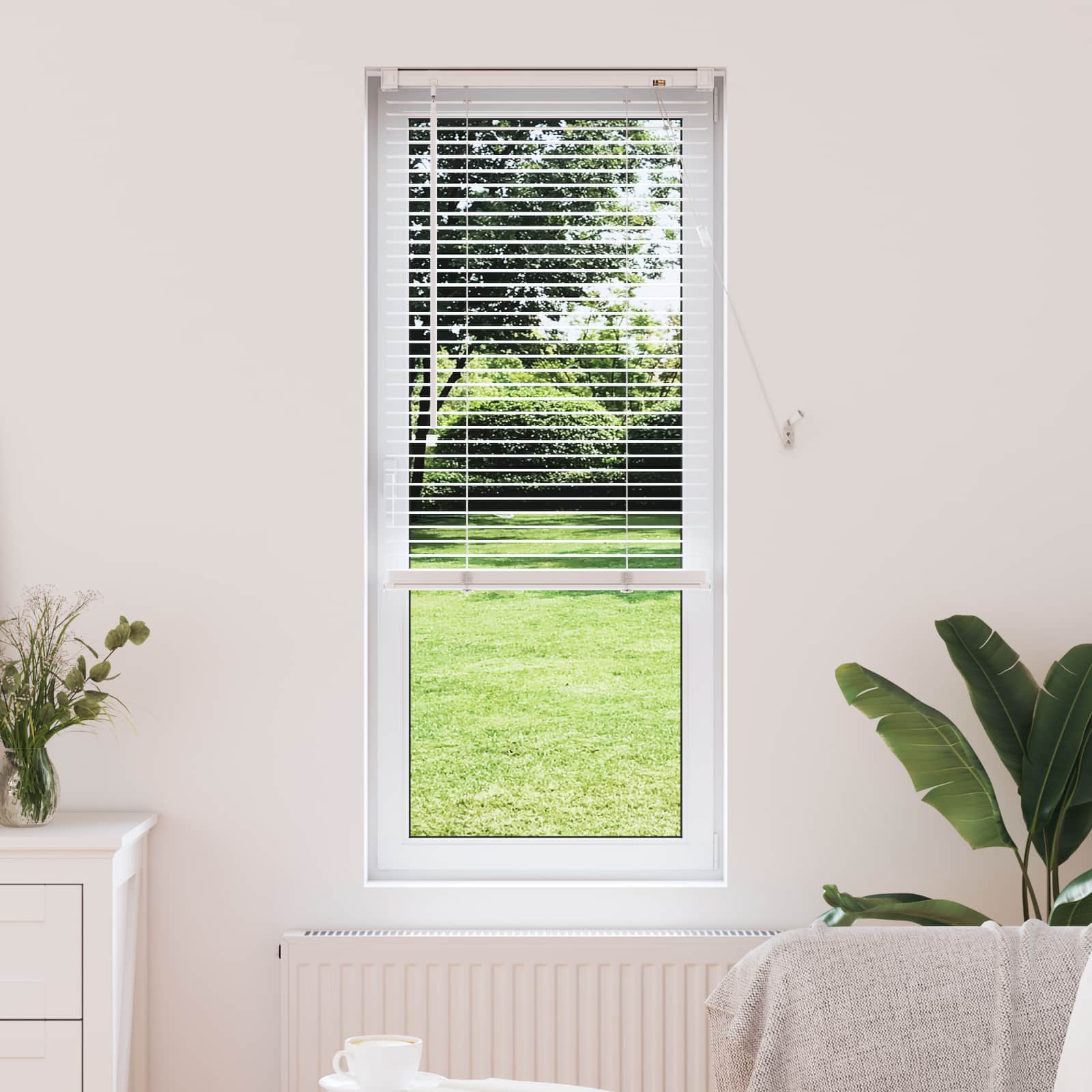 Venetianer Jalousie Verstellbar 150 X 40 Cm Pvc Weiß