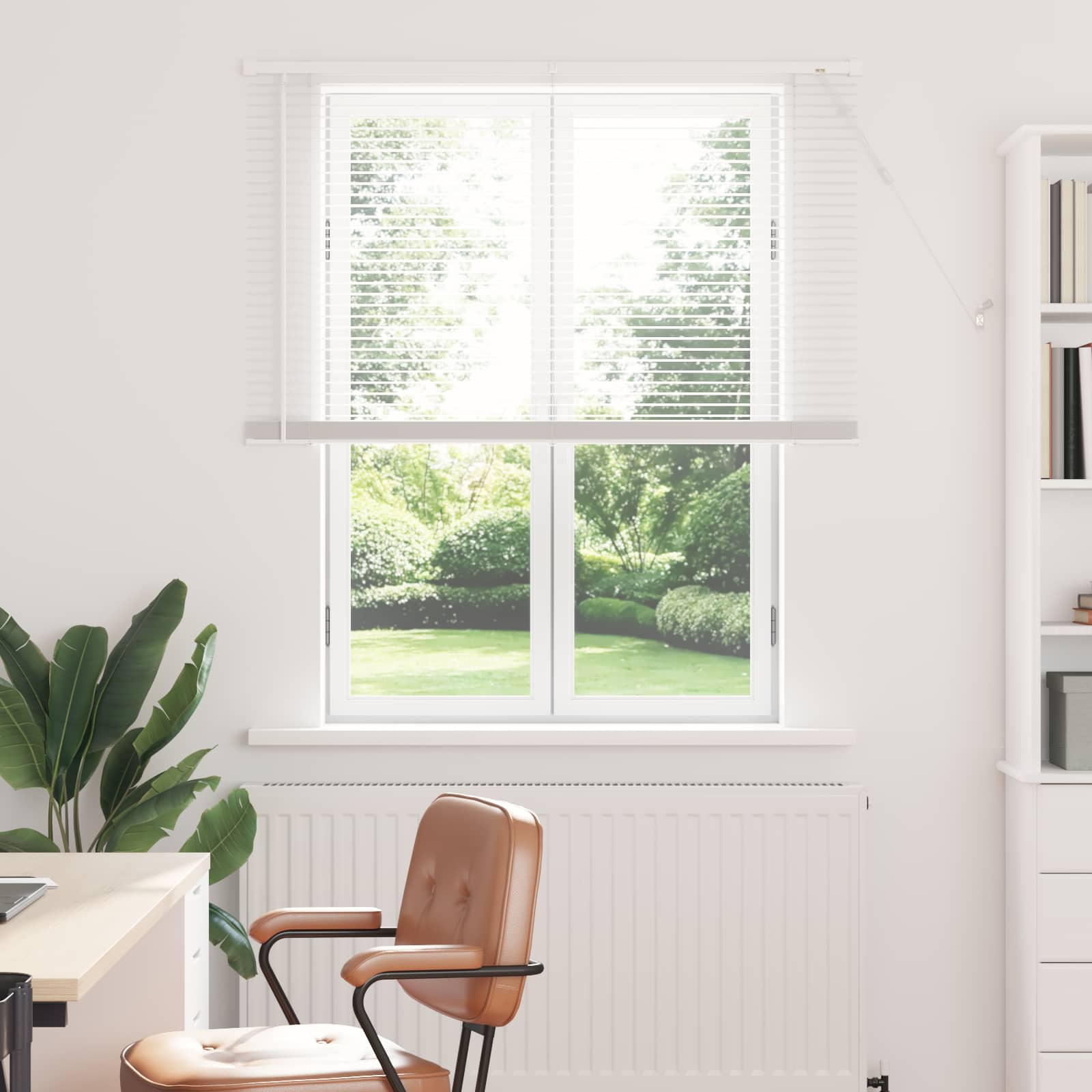 Venetianer Jalousie Verstellbar 150 X 40 Cm Pvc Weiß