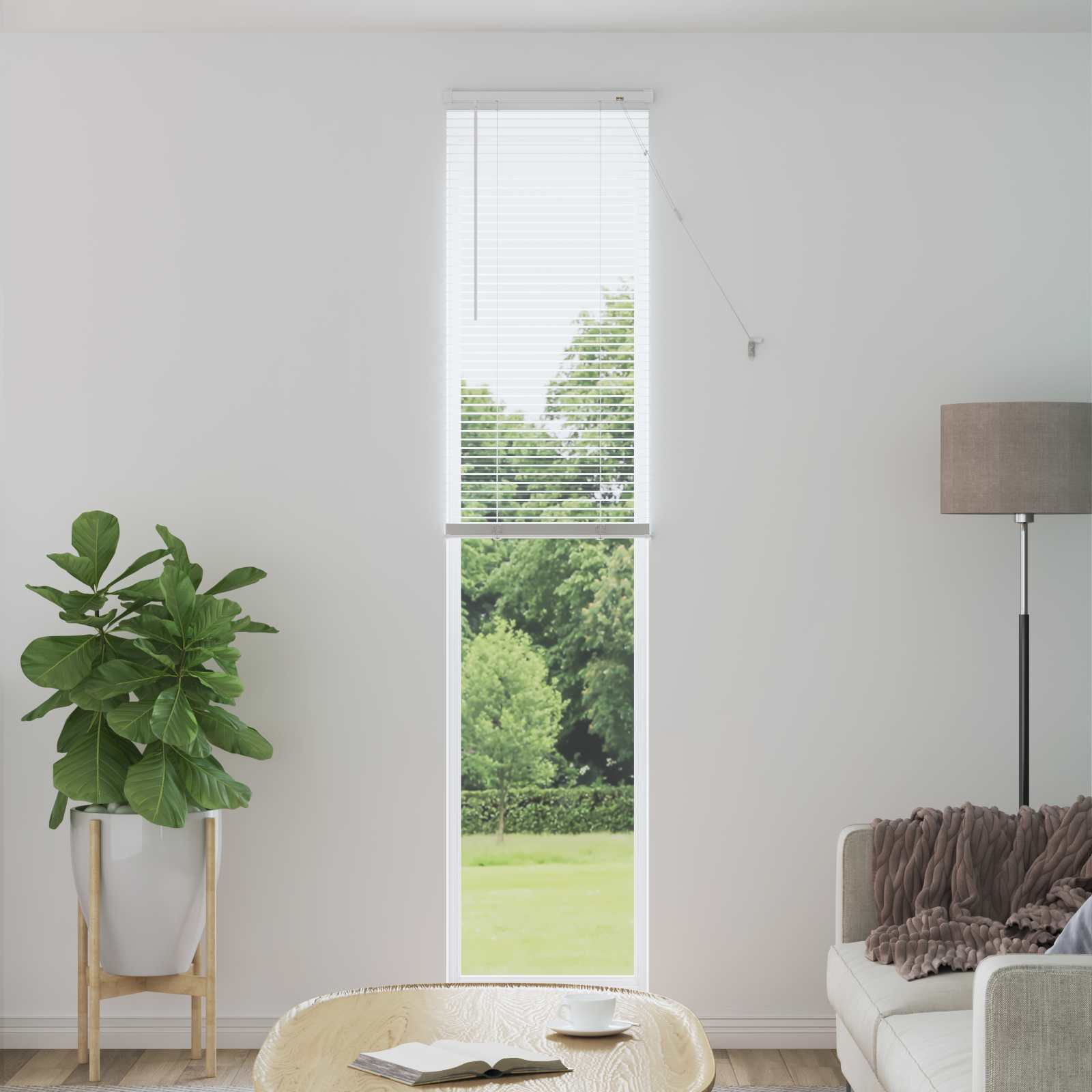 Venetianer Jalousie Verstellbar 150 X 40 Cm Pvc Weiß
