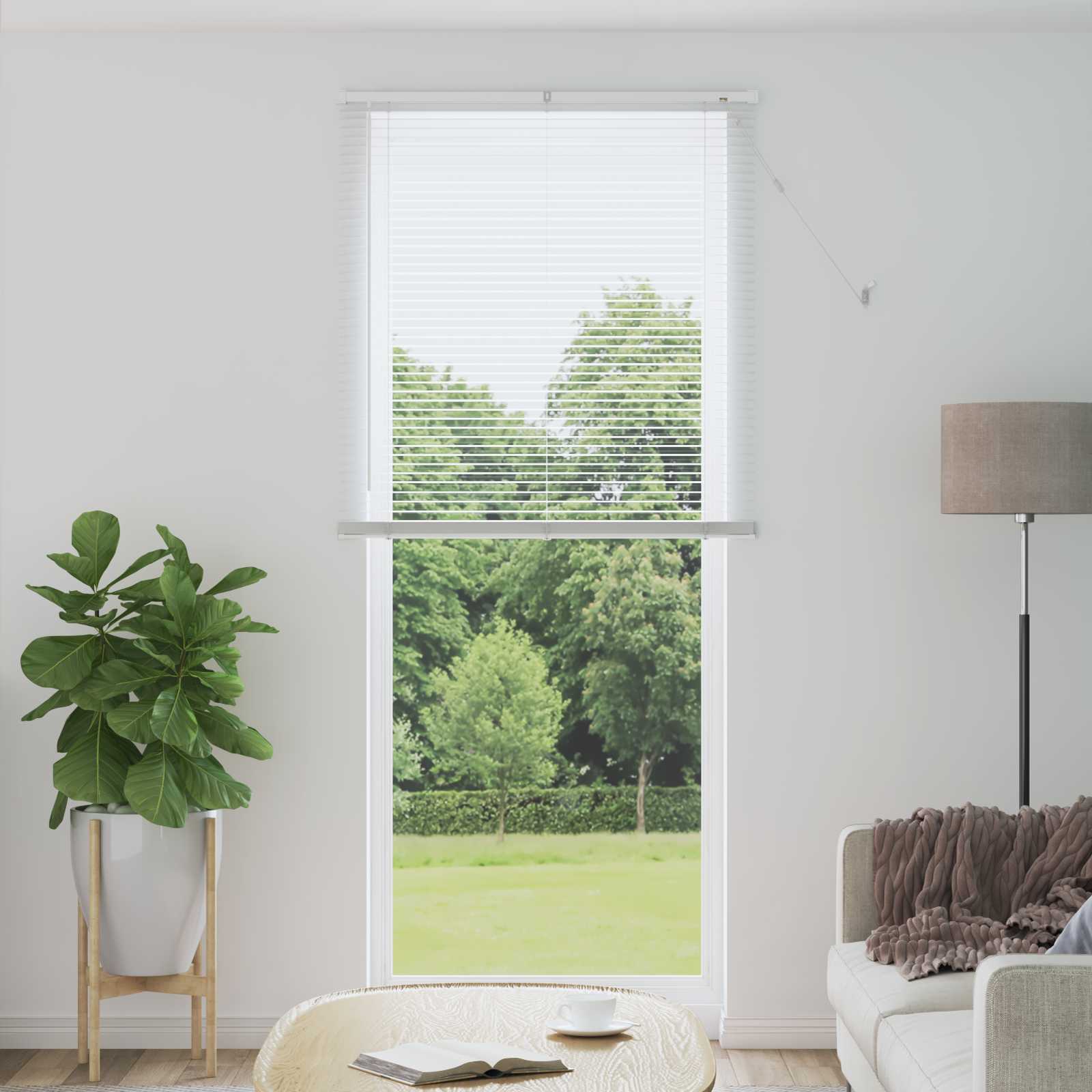 Venetianer Jalousie Verstellbar 150 X 40 Cm Pvc Weiß