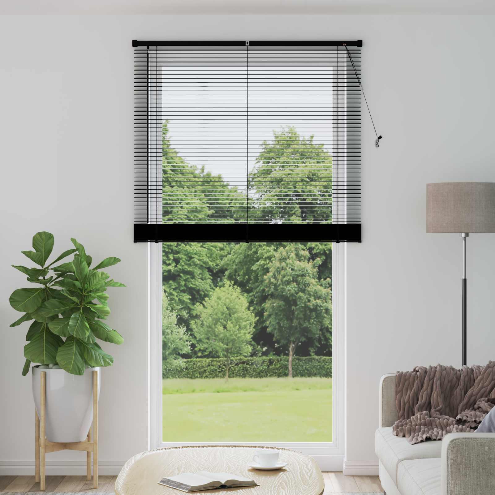 Venetianer Jalousie Verstellbar 150 X 40 Cm Pvc Schwarz