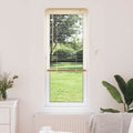 Venetianer Jalousie Mit Muster 150 X 40 Cm Pvc Hellbraun