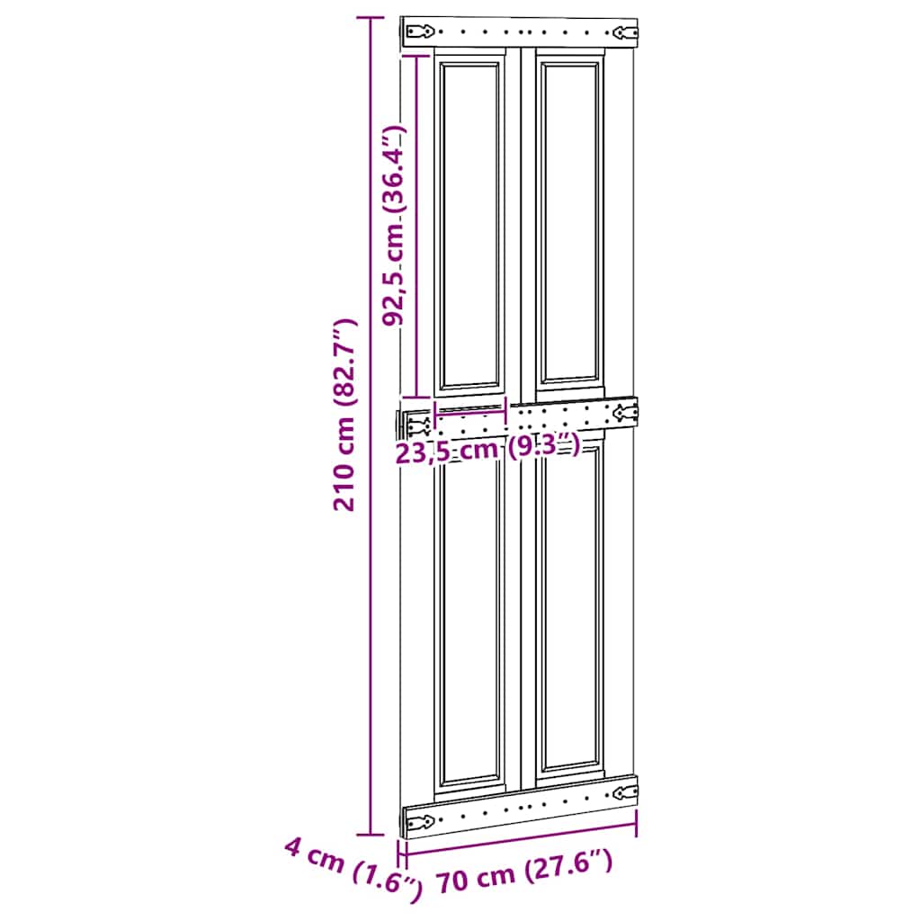 Tür Corona Holzwerkstoff