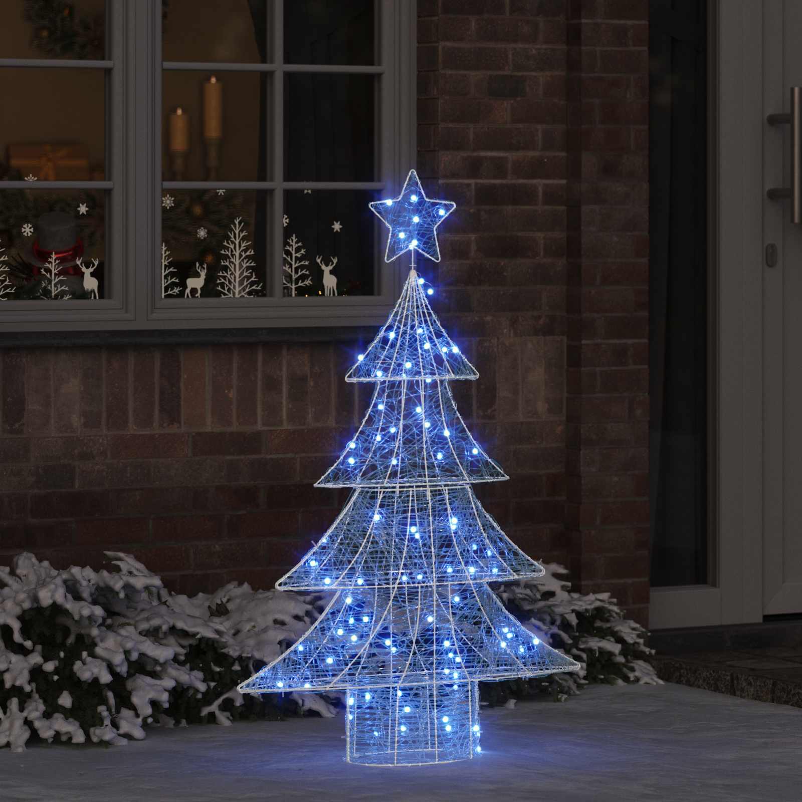 Weihnachtsbaum Mit 100 Leds 120 Cm Acryl