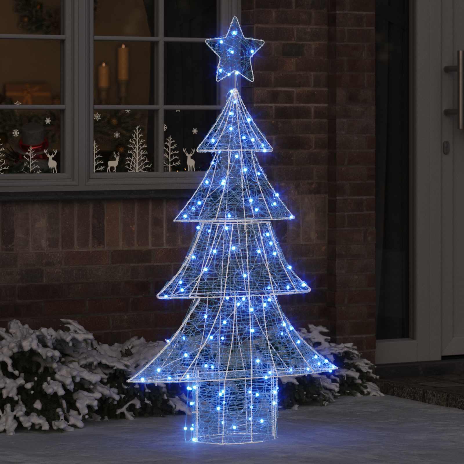 Weihnachtsbaum Mit 100 Leds 120 Cm Acryl