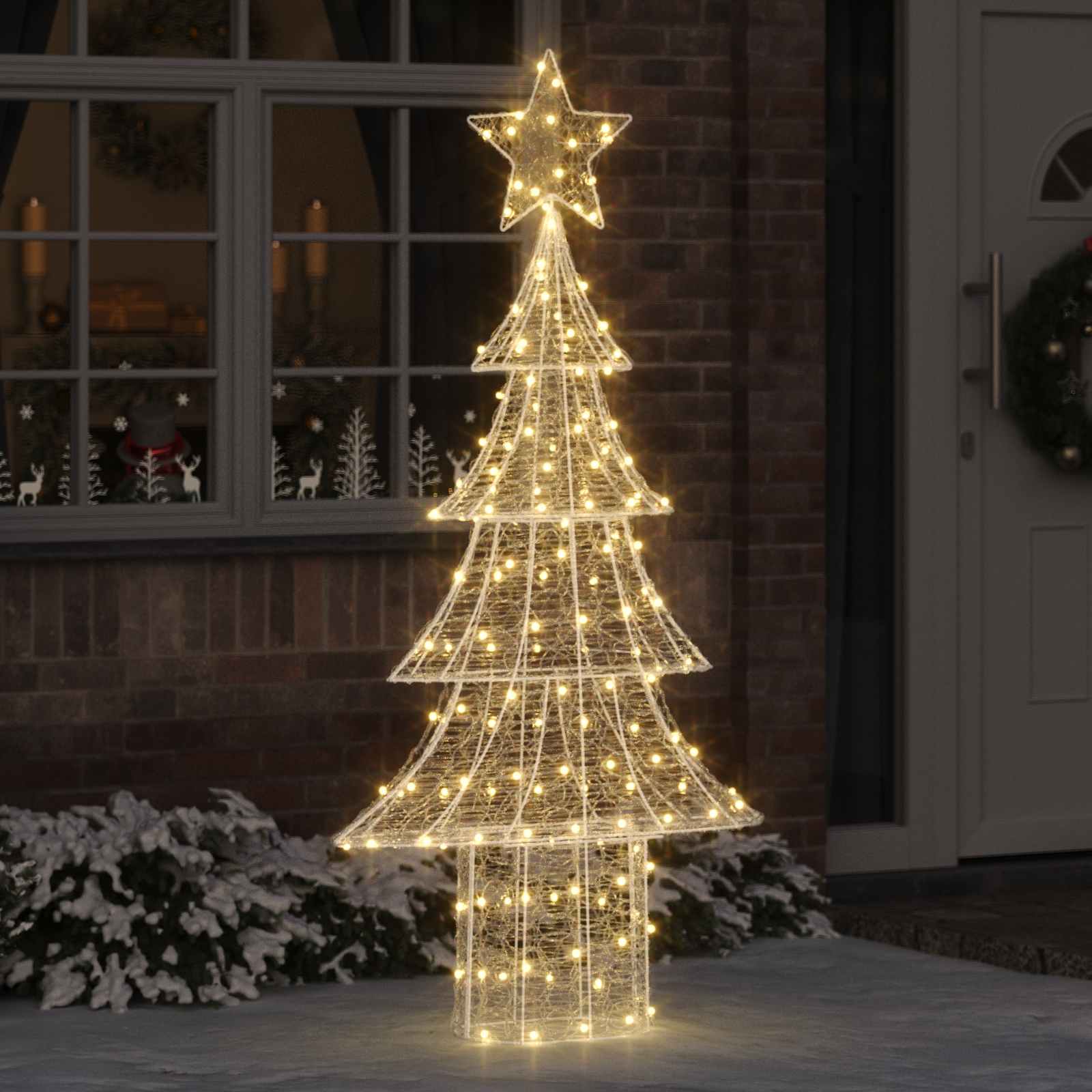 Weihnachtsbaum Mit 100 Leds 120 Cm Acryl