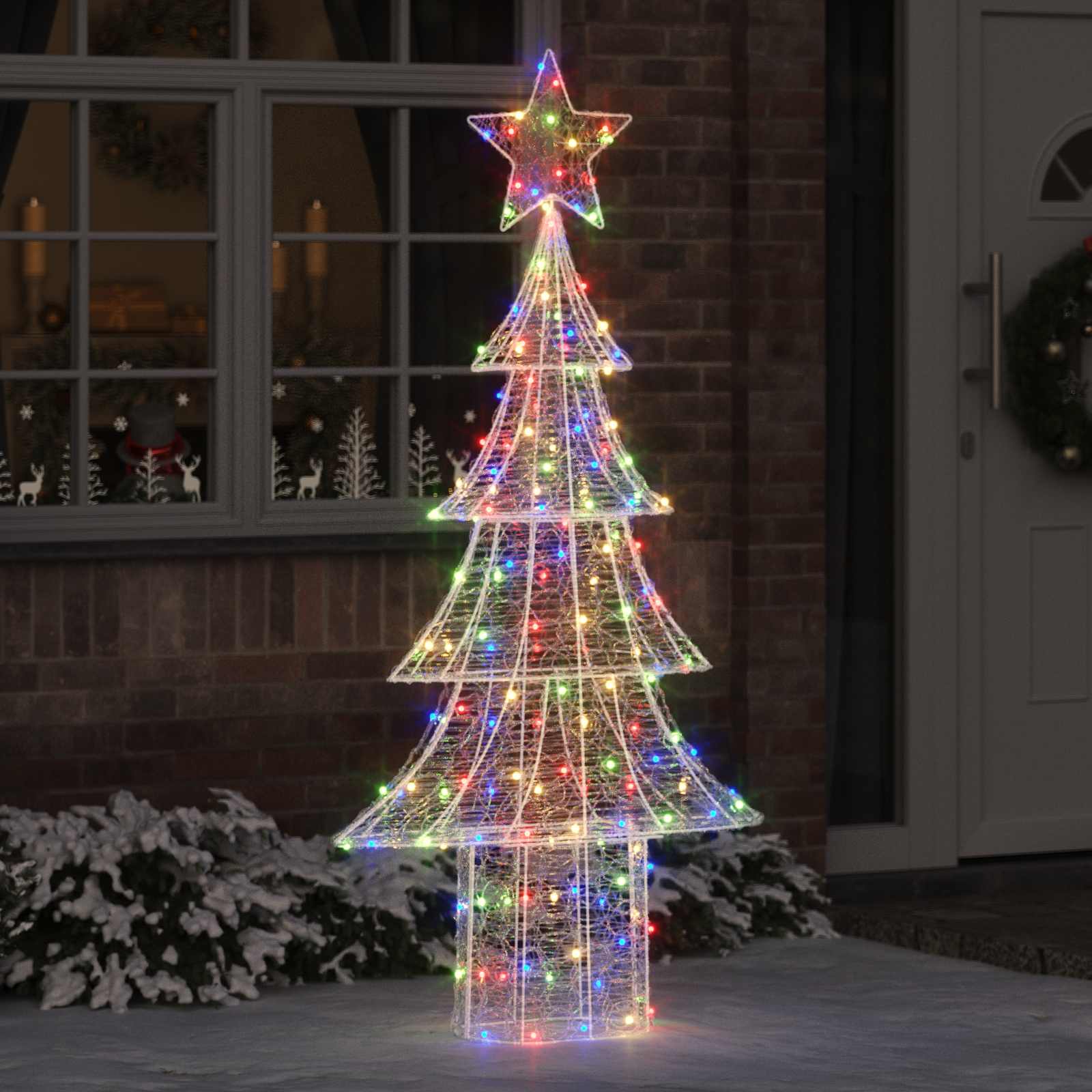 Weihnachtsbaum Mit 100 Leds 120 Cm Acryl