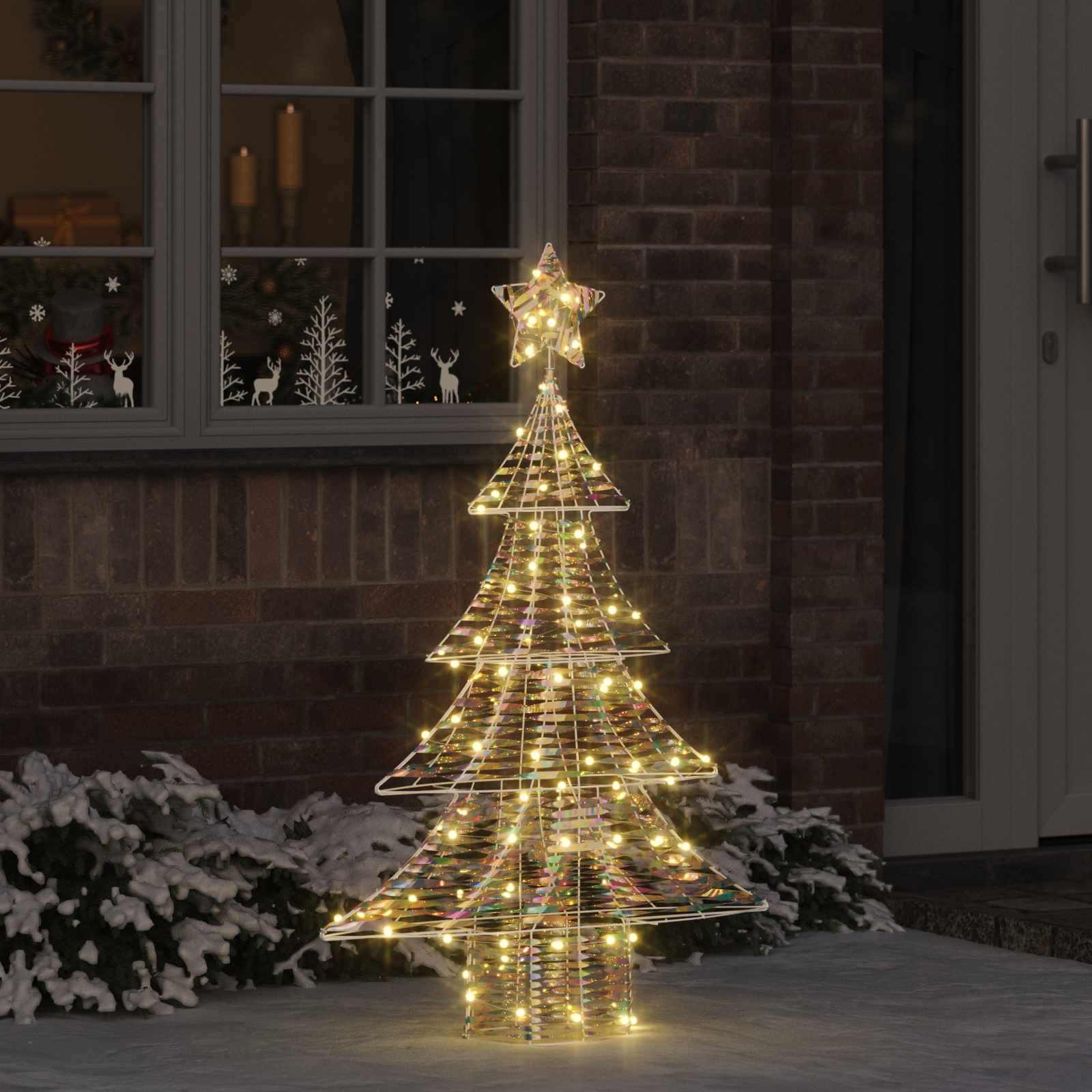 Weihnachtsbaum Mit 120 Leds Warmweiß Pet