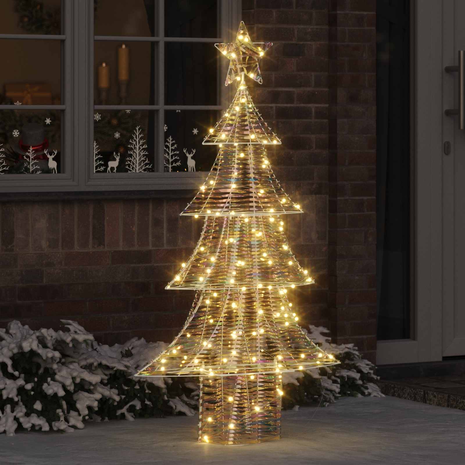 Weihnachtsbaum Mit 120 Leds Warmweiß Pet