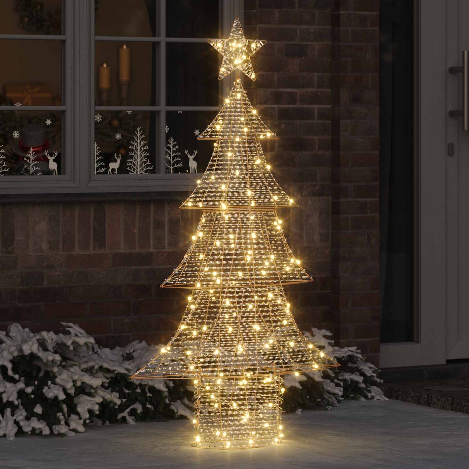 Weihnachtsbaum Mit 120 Leds Warmweiß Pet